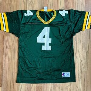 Vintage Green Bay Packers Brett Favre #4 Jersey Champion Size 44 USA